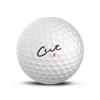 Cut Blue Golf Balls