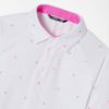 Men's Pink Whitney Short Sleeve Polo