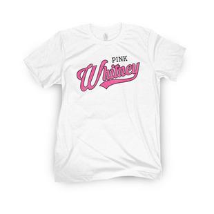 Men's Pink Whitney Big Logo T-Shirt