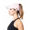 Women's Top Knot High Ponytail Performance Cap - Light Pink