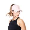 Women's Top Knot High Ponytail Performance Cap - Light Pink