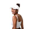 Women's High Ponytail Casual Cap - White