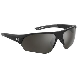 Playmaker Shiny Black/Grey/Silver Mirror Sunglasses UNDER ARMOUR
