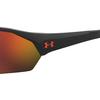 Playmaker Matte Black/Grey/Orange Mirror Sunglasses
