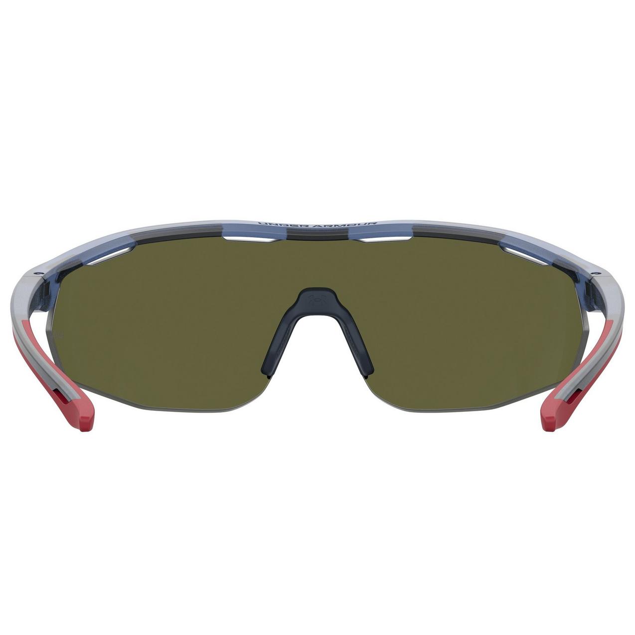 Gametime Matte Transparent Blue/Baseball Tuned Blue Mirror Sunglasses