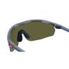 Gametime Matte Transparent Blue/Baseball Tuned Blue Mirror Sunglasses