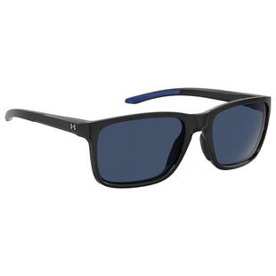 Hustle Shiny Black/Blue Avio Sunglasses