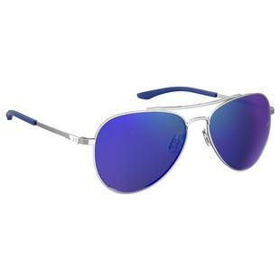 Instinct Shiny Palladium/Grey/Blue Mirror Sunglasses