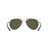 Instinct Shiny Palladium/Grey/Blue Mirror Sunglasses