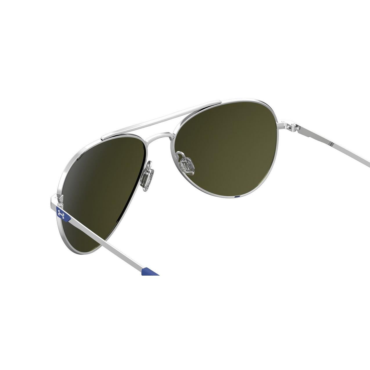 Instinct Shiny Palladium/Grey/Blue Mirror Sunglasses