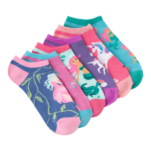 Women's Mythical Creatures Low Cut Sock-6 Pack