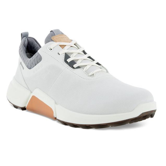 Women's Biom Hybrid 4 Spikeless Golf Shoe-White/Silver | ECCO 