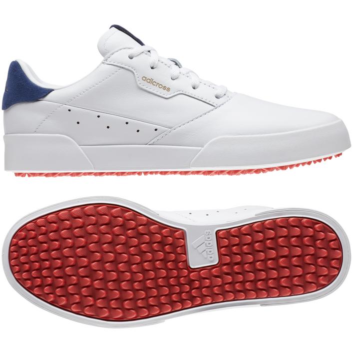 Women's Adicross Retro Spikeless Golf Shoe-White/Navy