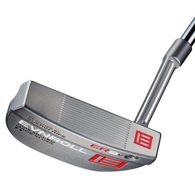 ER8v4 Long Slant Tour Mallet with Red Gravity Grip EVNROLL