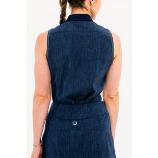 Women's Core 3.0 Sleeveless Polo with Printed Back