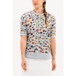 Women's Connect Floral Short Sleeve Layering Sweater