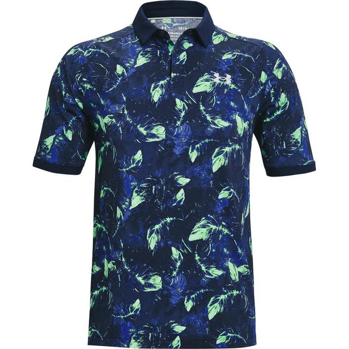 Men's IsoChill Floral Short Sleeve Polo UNDER ARMOUR Golf Town Limited