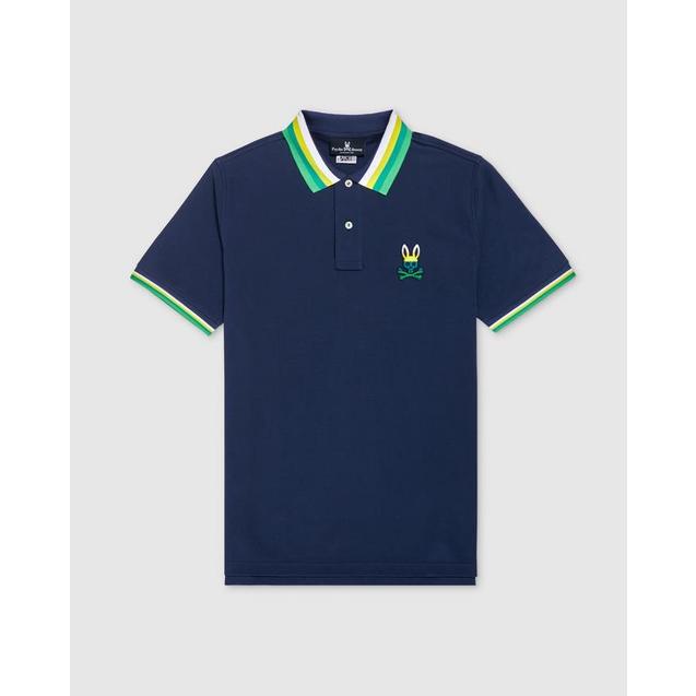 Men's Westhorpe Short Sleeve Polo, PSYCHO BUNNY