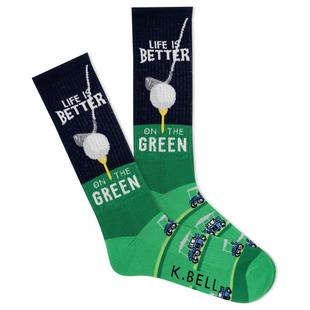 Men's Better on Green Active Crew Sock