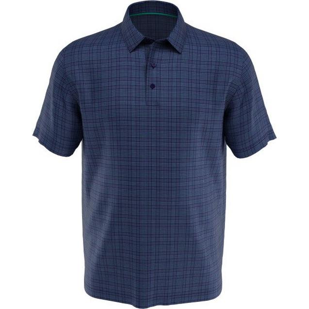 Men's Printed Marled Classic Short Sleeve Polo