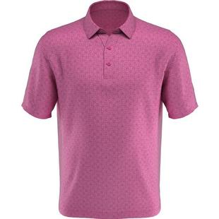 Men's Stitched Chevron Geo Short Sleeve Polo