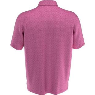 Men's Stitched Chevron Geo Short Sleeve Polo