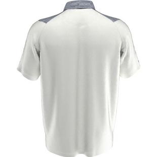Men's Chevron Jacquard Short Sleeve Polo