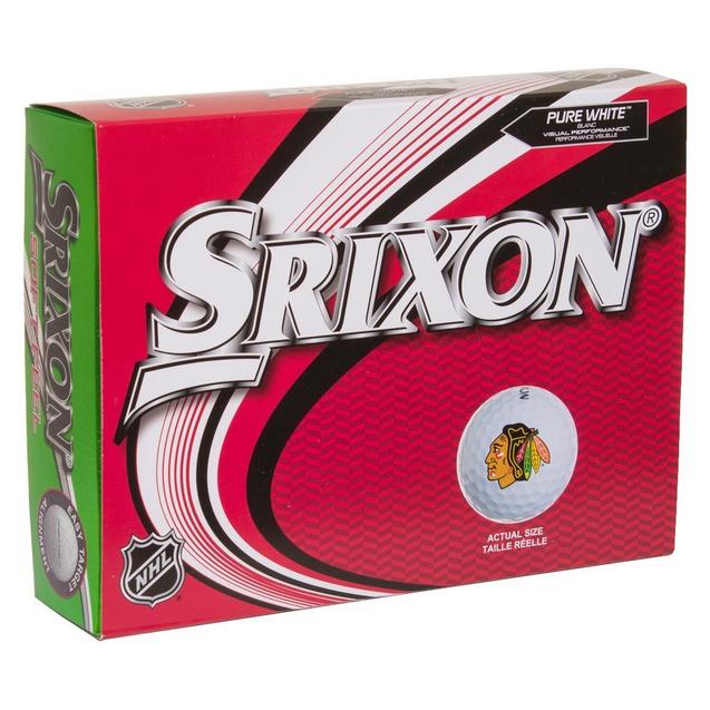 Balles de golf LNH Soft Feel - Black Hawks de Chicago SRIXON