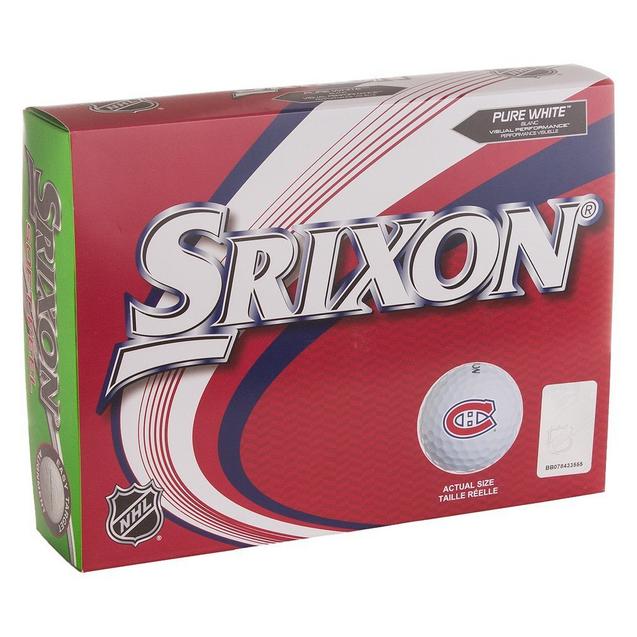 NHL Soft Feel Golf Balls - Montreal Canadiens SRIXON