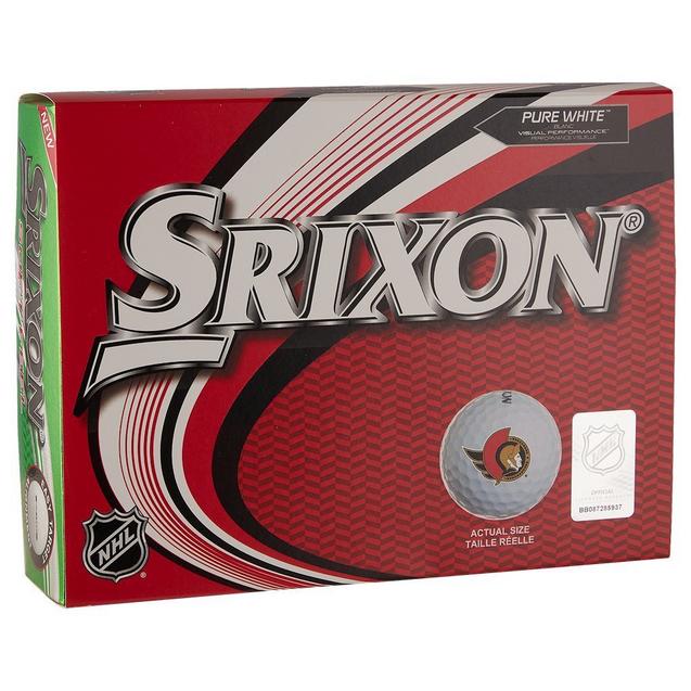 Balles de golf LNH Soft Feel - Senators d'Ottawa SRIXON