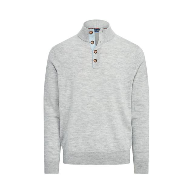 Men's Merino Button Mock Sweater