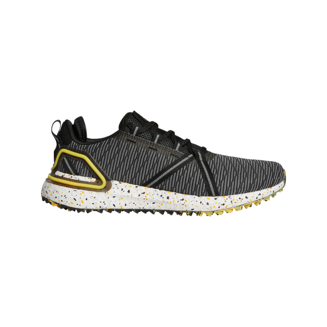 Men's SOLARTHON Spikeless Golf Shoe - Black/Yellow ADIDAS