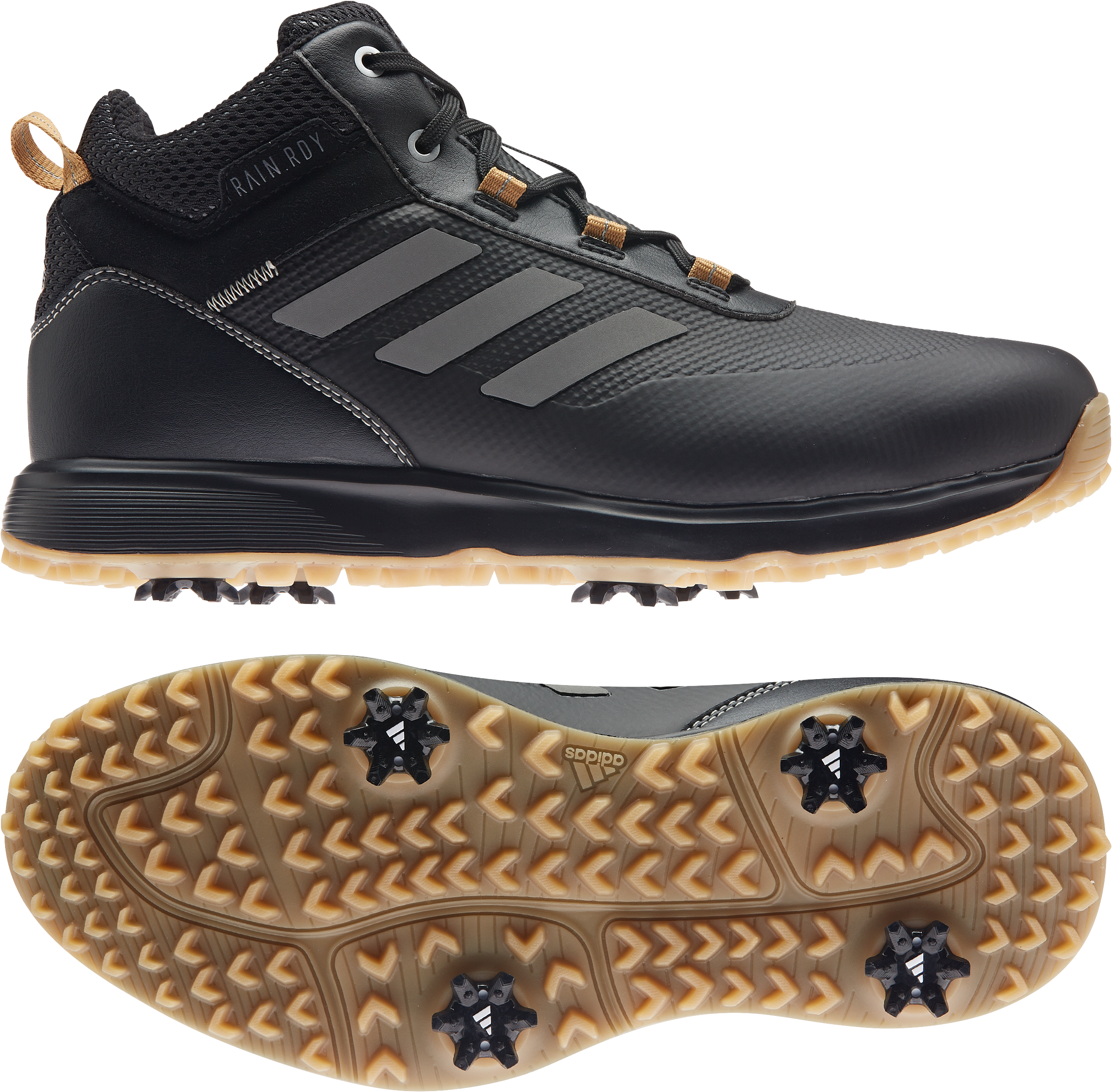 Men's S2G MID Spiked Golf Shoe - Black