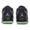 Chaussures Air Jordan ADG 3 sans crampons pour hommes - Gris foncé/Vert