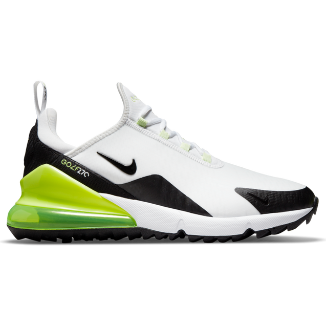 Men's Air Max 270 G Spikeless Golf Shoe - White/Black/Green | NIKE