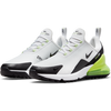 Chaussures Air Max 270 G sans crampons pour hommes - Blanc/Noir/Vert