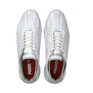 Men's PROADAPT Delta Spectra Spiked Golf Shoe - White/Silver
