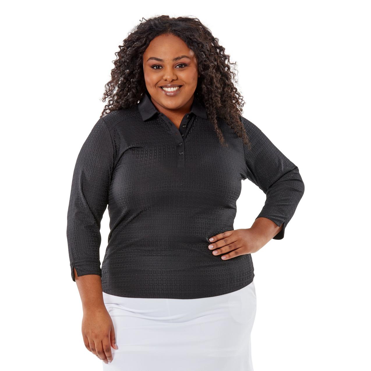 Women's Journey 3/4 Sleeve Polo Plus