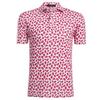 Men's Peony Floral Short Sleeve Polo