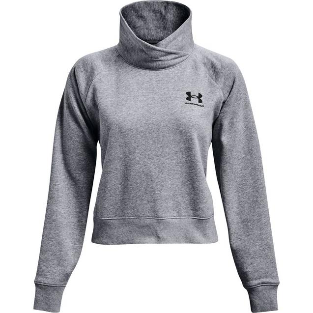 Women's Rival Fleece Wrap Neck Pullover Sweater UNDER ARMOUR