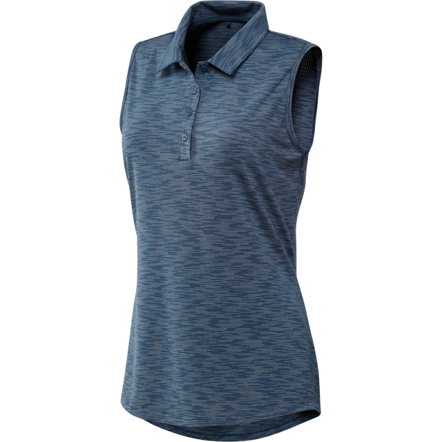 Women's Spacedye Sleeveless Polo