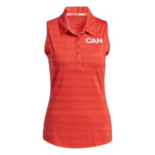 Women's Microdot Canada Sleeveless Polo