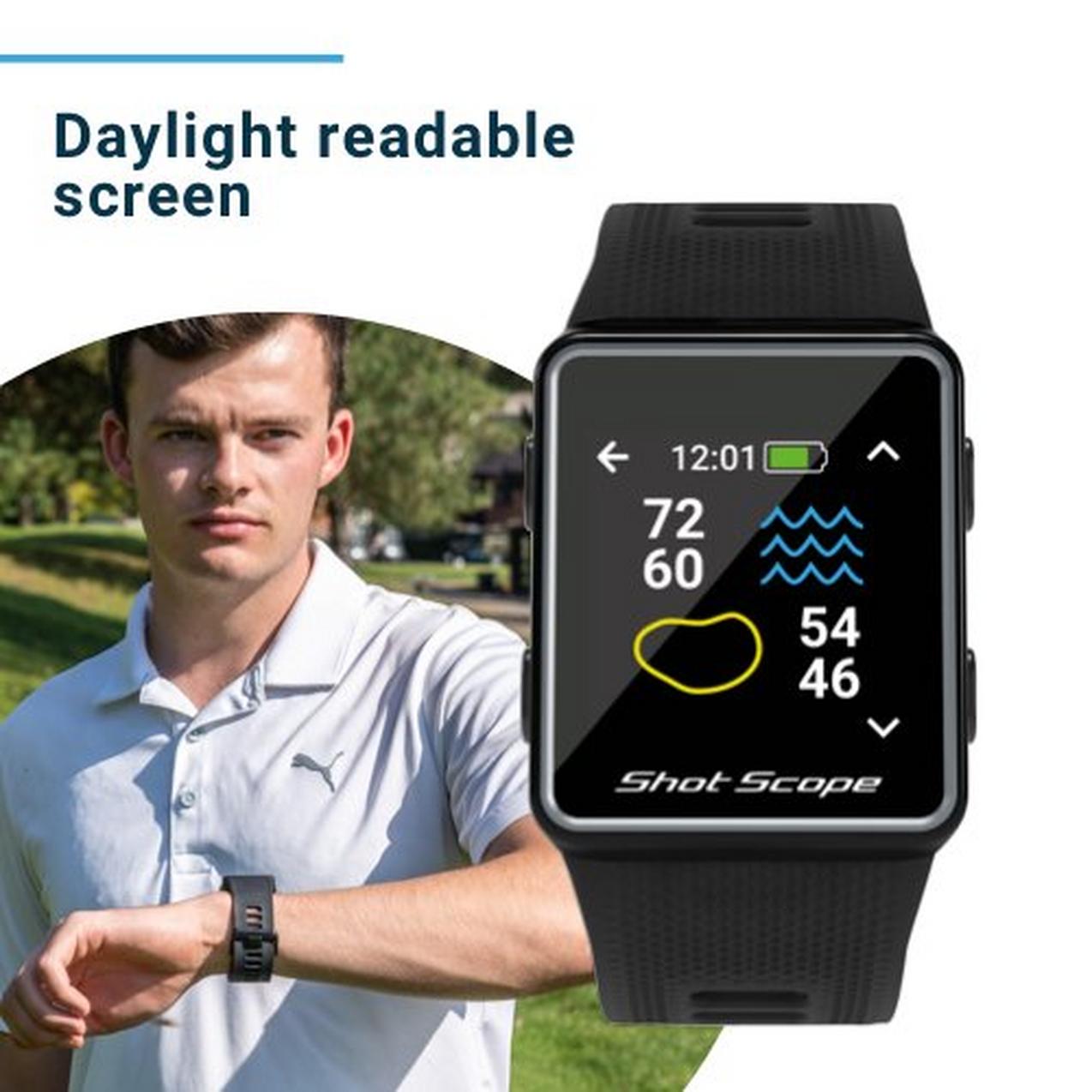 V3 GPS Watch and Performance Tracking SHOT SCOPE GPS Watches Unisex Golf Town Limited