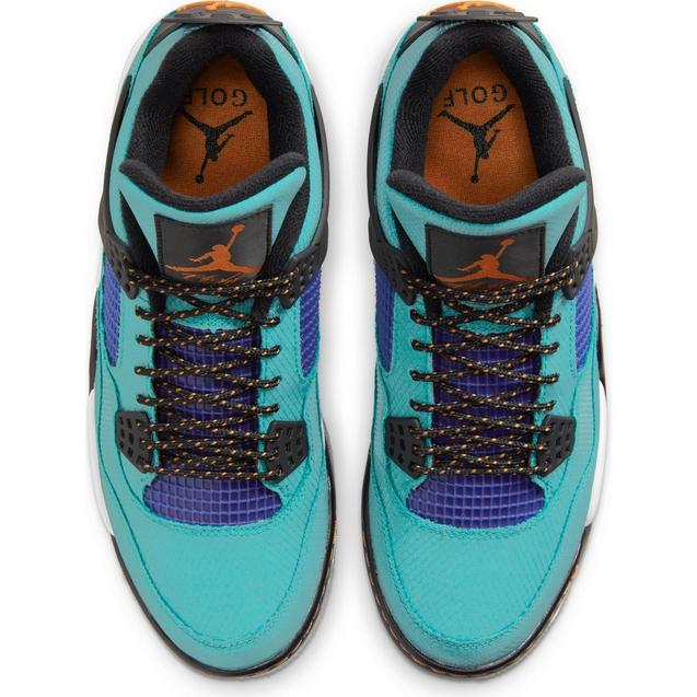 Nike Air Jordan 4 G NRG Spiked Golf Shoe -Teal/Purple | NIKE 
