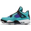 Nike Air Jordan 4 G NRG Spiked Golf Shoe -Teal/Purple