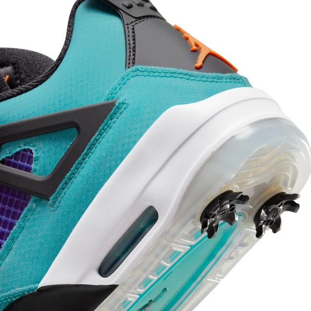 Nike Air Jordan 4 G NRG Spiked Golf Shoe -Teal/Purple | NIKE