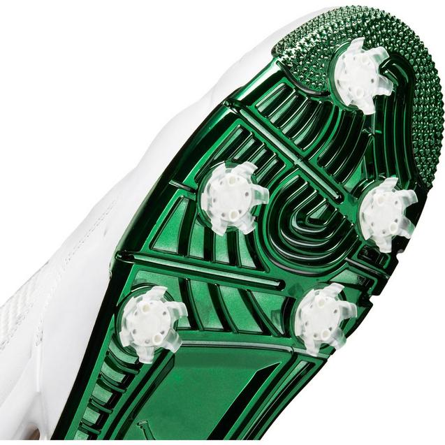 Nike Air Jordan 4 G NRG Spiked Golf Shoe -White/Yellow/Green