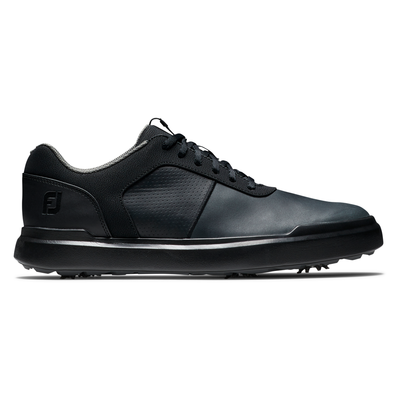 Men's Contour Series Spiked Golf Shoe - Black