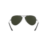 Lunettes de soleil aviateur larges en métal à gradient
