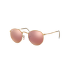 Lunettes de soleil rondes en métal